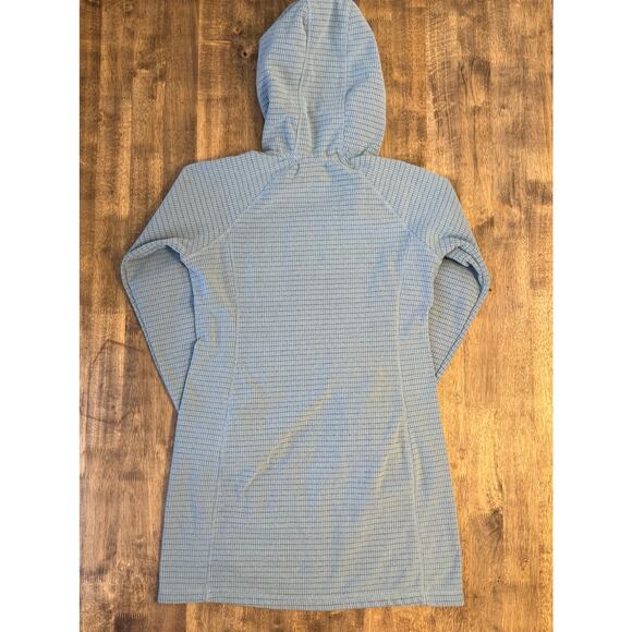 Mountain Hardwear Dress Summit Grid Waffle Long Sleeve Hooded Blue Women’s XS - Picture 10 of 10
